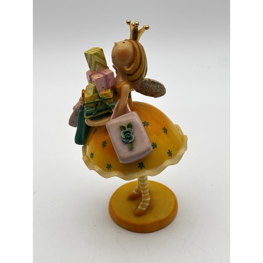 Blowfish Queen of Shopping Fairy w/ Crown Figurine 7.75" Koolitz Collection 2009